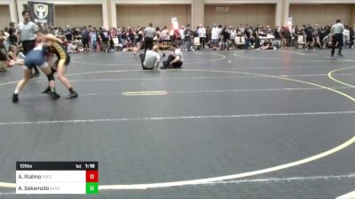 101 lbs Round Of 64 - Asia Rialmo, Yucca Valley WC vs Arata Sakamoto, Santa Monica HS