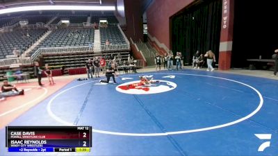 78 lbs 2nd Place Match - Case Davis, Powell Wrestling Club vs Isaac Reynolds, Windy City Wrestlers