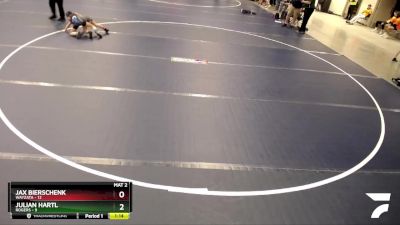 65 lbs Finals (2 Team) - Jax Bierschenk, Wayzata vs Julian Hartl, Rogers