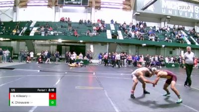 125 lbs Quarterfinal - Vinny Kilkeary, Ohio State vs Kaden Chinavare, Central Michigan