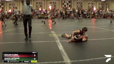 75/82 Cons. Semi - Mason Antinori, Red Nose Wrestling vs Daylen Flores, Smyrna Little Wrestlers