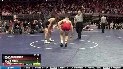 3A-152 lbs Quarterfinal - Grant Kress, Linn-Mar vs Braylon Griffiths, Ottumwa