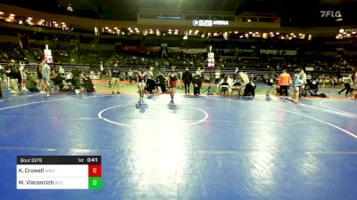 95 lbs Semifinal - Kellan Crowell, Apex vs Mark Vlacancich, Bitetto Trained Wrestling