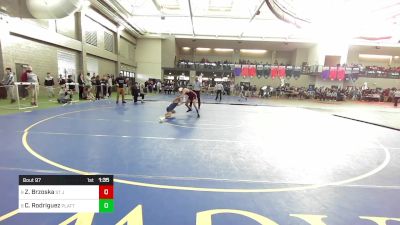 106 lbs Round Of 16 - Zachary Brzoska, St Joseph vs Cesar Rodriguez, Platt