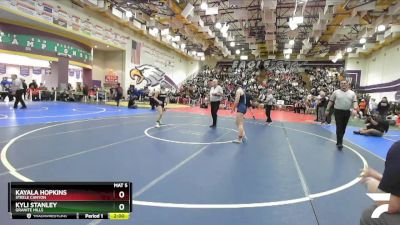 130 Girls Semifinal - Kayala Hopkins, Steele Canyon vs Kyli Stanley, Granite Hills