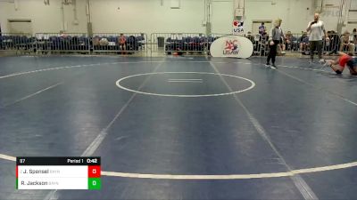 97 lbs Round 2 - Jason Sponsel, Tech Fall Wrestling Club vs Rhys Jackson, Wolverine Wrestling Club