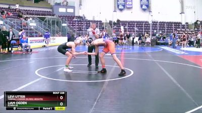 145 lbs Cons. Round 2 - Liam Ogden, Elmira HS vs Levi Utter, Thomas A Edison (Elmira Heights)