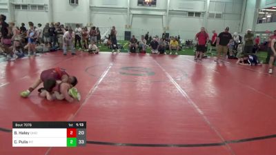 85 lbs Final - Braden Haley, Ohio Gold 24K vs Chris Pulis, Pit Crew