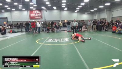 113 lbs Champ. Round 2 - Gary English, Franklin County Wrestling Club vs Liam Murphy, River City Wrestling LLC