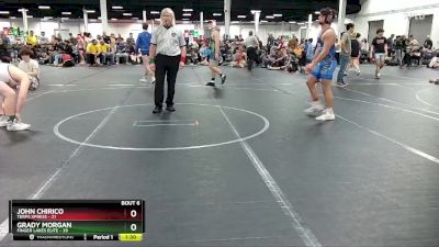 140 lbs Round 2 (8 Team) - John Chirico, Terps Xpress vs Grady Morgan, Finger Lakes Elite