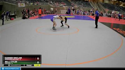 115 lbs Round 1 (4 Team) - Bella Eyler, Oakland vs Gunner Sinclair, Enterprise/Wallowa