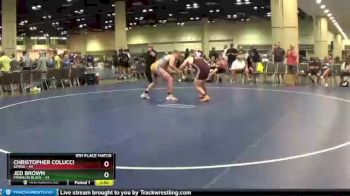 220 lbs Placement (16 Team) - Jed Brown, Franklin Black vs Christopher Colucci, Genoa