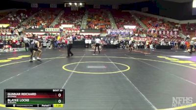 4A 132 lbs Champ. Round 1 - Gunnar Reichard, Baldwin vs Blayke Locke, Augusta