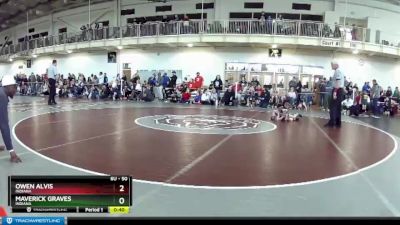 50 lbs Cons. Round 2 - Maverick Graves, Indiana vs Owen Alvis, Indiana