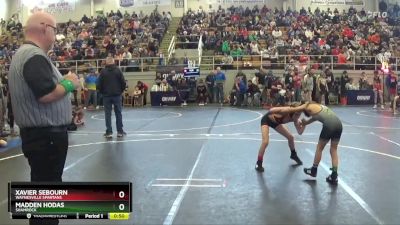 70 lbs Champ. Round 1 - Xavier Sebourn, Waynesville Spartans vs Madden Hodas, Shamrock