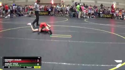 75 lbs Round 1 (10 Team) - Kennedy Hogan, WOW vs Hadley Vold, Beast Mode WA Green