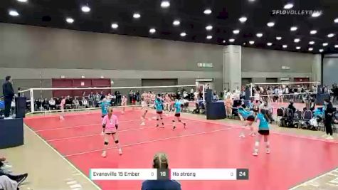 Evansville 15 Ember vs Ha strong - 2022 JVA World Challenge presented by Nike - Expo Only