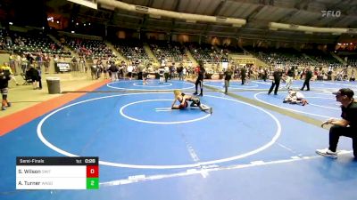 80 lbs Semifinal - SJ Wilson, Smith Wrestling Academy vs Aiden Turner, Wagoner Takedown Club