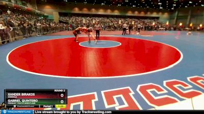 132-145 lbs Round 2 - Gabriel Quintero, Fernley Youth Wrestling vs Xander Birakos, Oakdale