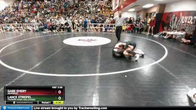 145 lbs Cons. Semi - Gabe Emery, Kemmerer vs Lance Streifel, Thunder Basin High School