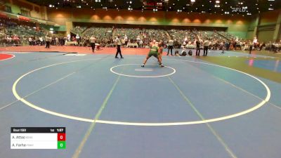 285 lbs Round Of 16 - Aden Attao, Borah vs Amir Farha, Poway