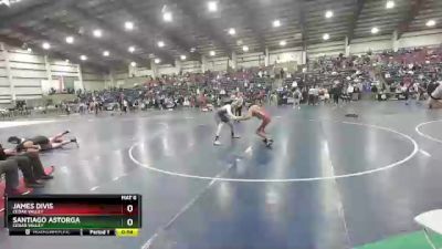 168 lbs Cons. Round 3 - James Divis, Cedar Valley vs Santiago Astorga, Cedar Valley