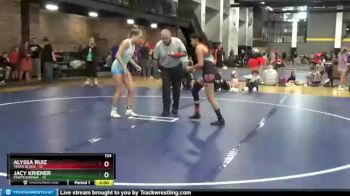 124 lbs Round 5 (6 Team) - Alyssa Ruiz, Texas Black vs Jacy Kriener, FEWTeamIowa