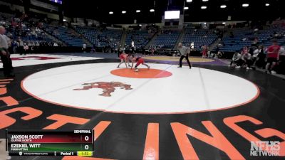 6A - 113 lbs Semifinal - Ezekiel Witt, Manhattan vs Jaxson Scott, Olathe North