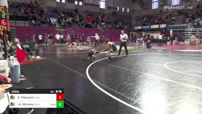 125 lbs Consi Of 8 #1 - Desmond Pleasant, Drexel vs Antonio Mininno, Drexel