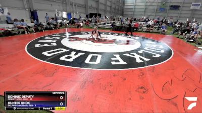 113 lbs Semis & 3rd Wb (16 Team) - Dominic Deputy, Pennsylvania Blue vs Hunter Knox, Oklahoma Outlaws Red