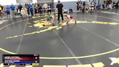 77 lbs Round 1 - Stetson Adams, Mat-Su Matmen vs James Cottrell, Pioneer Grappling Academy