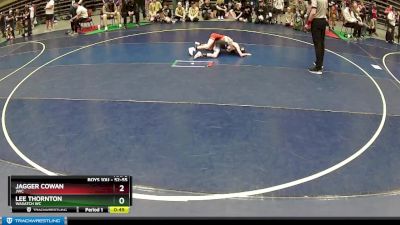 52-55 lbs 1st Place Match - Jagger Cowan, JWC vs Lee Thornton, Wasatch WC