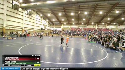 53 lbs Champ. Round 1 - Levi Proctor, Delta Wrestling Club vs Miles Watt, North Montana Wrestling Club