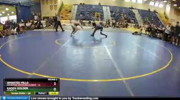 126 lbs Round 2 (8 Team) - Amantee Mills, Roundtree Wrestling Academy vs Kaden Golder, Attack