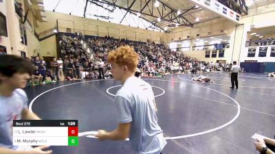 172 lbs Round Of 16 - Lucas Lawler, Bishop McDevitt-Harrisburg vs Micheal Murphy, Westfield