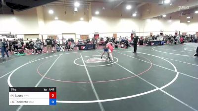 51 kg Semis - Hudson Loges, MWC Wrestling Academy vs Kody Tanimoto, Spartan Mat Club