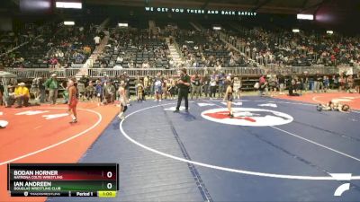 59 lbs Champ. Round 2 - Ian Andreen, Douglas Wrestling Club vs Bodan Horner, Natrona Colts Wrestling