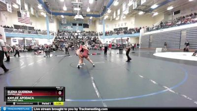 138G Semifinal - Elena Guerena, Owyhee Girls vs Kaylee Apodaca, Columbia Girls