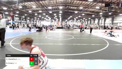 113 lbs Rr Rnd 2 - Gus Stedeford, All American Wrestling Club vs Brodie Emery, Felix Wrestling Academy Black