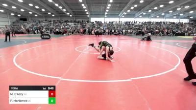 113 lbs Consi Of 64 #2 - Matthew D'Arcy, NJ vs Peyton McNamee, VA