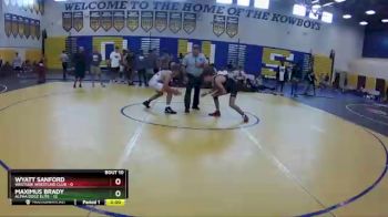 120 lbs Round 3 (8 Team) - Maximus Brady, Alpha Dogz Elite vs Wyatt Sanford, Westside Wrestling Club