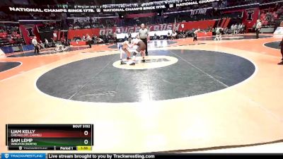 3A 138 lbs Cons. Round 1 - Liam Kelly, Chicago (Mt. Carmel) vs Sam Lemp, Wheaton (North)