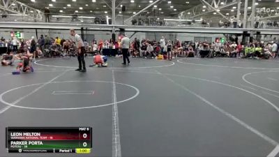 96 lbs Placement (4 Team) - Parker Porta, M2TCNJ vs Leon Melton, Warhawk National Team