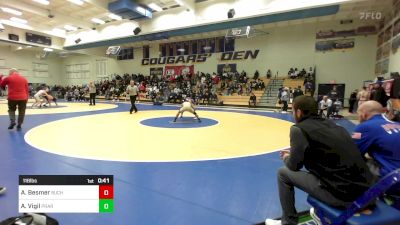 116 lbs Consi Of 8 #2 - Ashton Besmer, Buchanan vs Ane`e Vigil, Prarie View (CO)