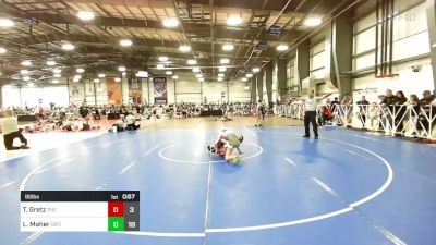 95 lbs Rr Rnd 2 - Tommy Gretz, The Wrestling Mill vs Logan Maher, Grit Mat Club Blue