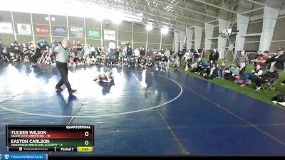 67 lbs Quarters & Wb (16 Team) - Easton Carlson, Sanderson Wrestling Academy vs Tucker Wilson, Salem Elite Wrestling