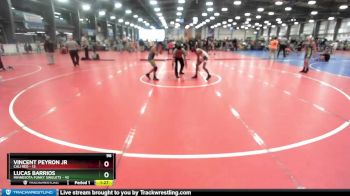 96 lbs Rd# 1 9:00am Friday - Vincent Peyron Jr, Cali Red vs Lucas Barrios, Minnesota Funky Singlets