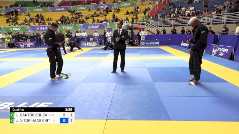 LEONARDO SANTOS SOUZA vs JOÃO VITOR HAAG BRITO 2024 Brasileiro Jiu-Jitsu IBJJF