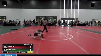 60 lbs Quarterfinal - Kai Chilcote, BWHS vs Blake Boystel, GRLO