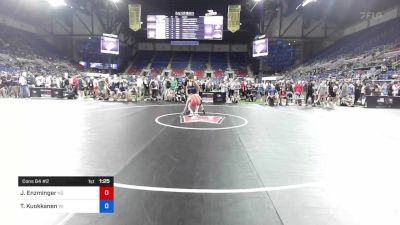 120 lbs Cons 64 #2 - Joey Enzminger, North Dakota vs Torin Kuokkanen, Wisconsin